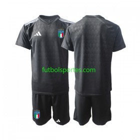 Camiseta Italia Portero Niño Segunda Equipación 2023